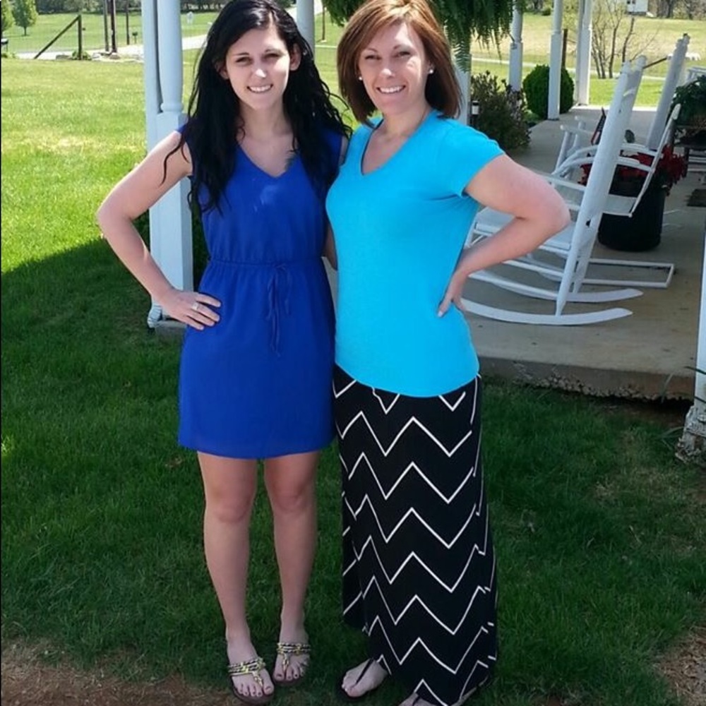 Blue dress